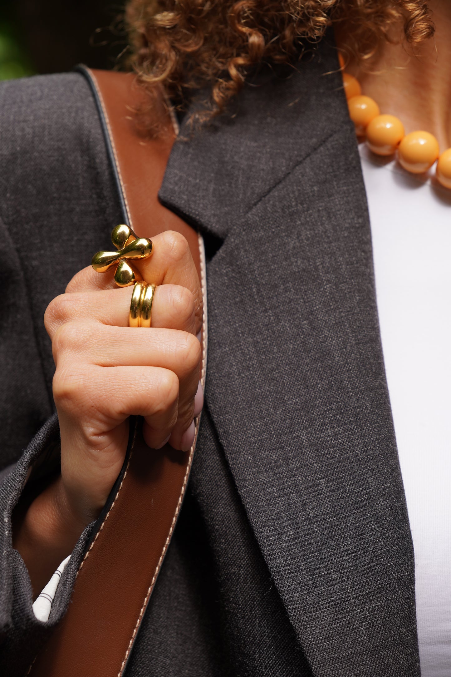 Golden Duo Ring