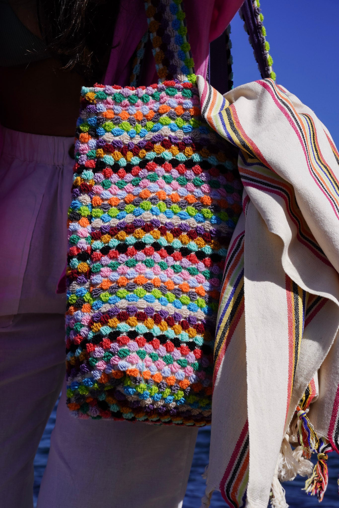 Colorful Summer Beach Bag