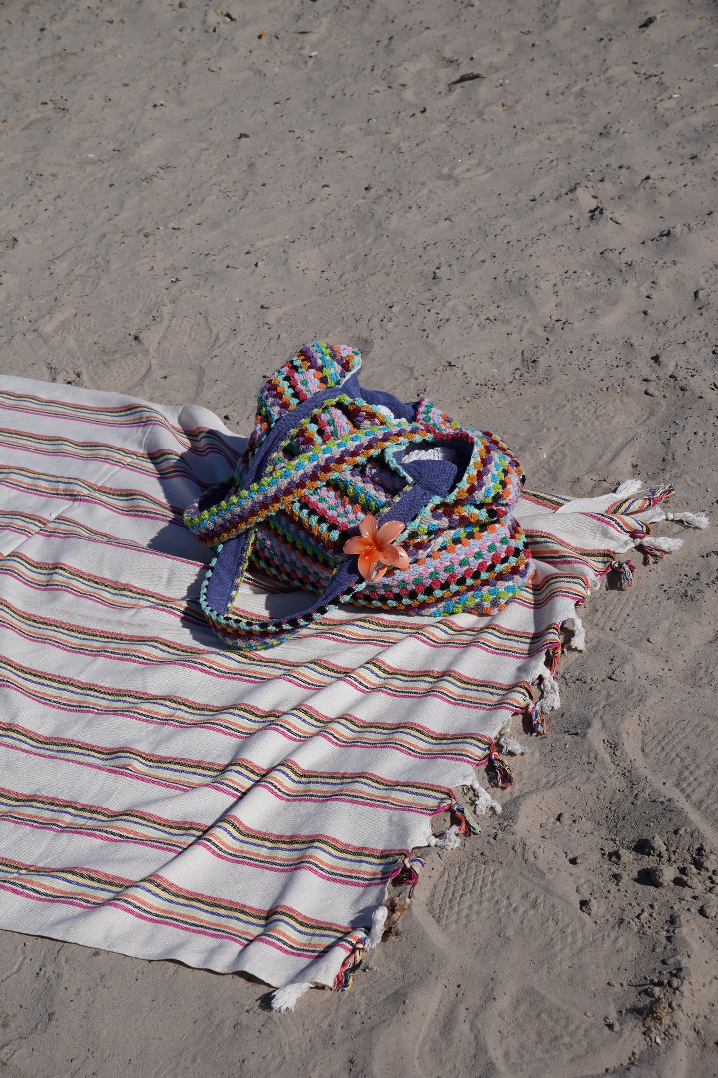 Colorful Summer Beach Bag