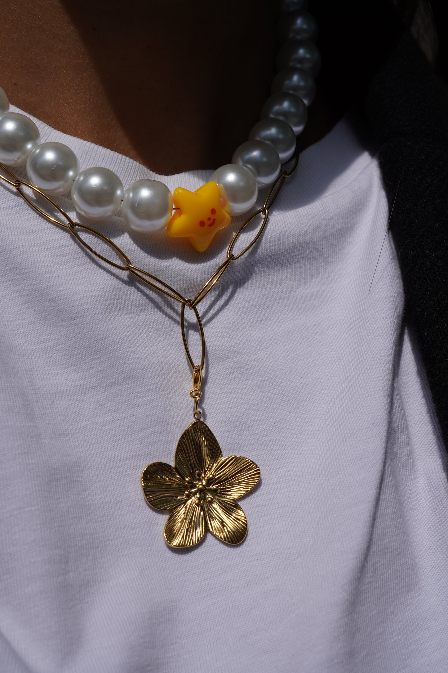 Golden Flower Necklace