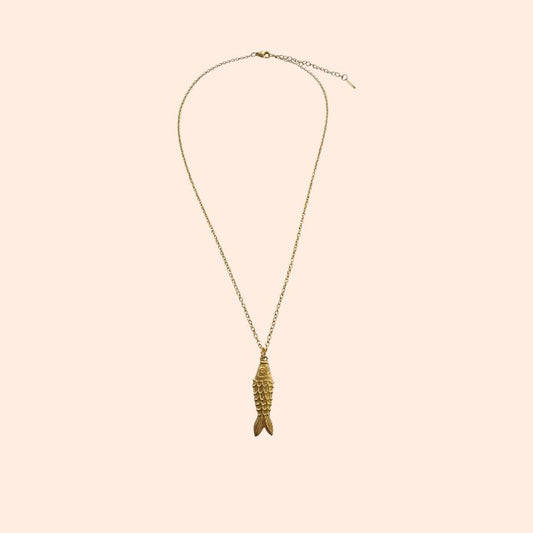 Golden Fish necklace