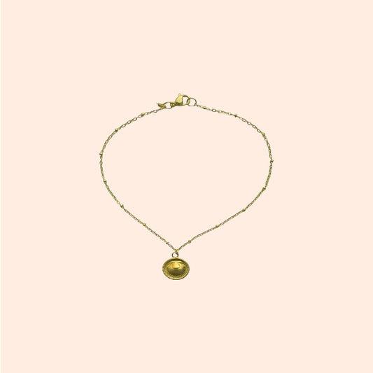 Shell bracelet anklet