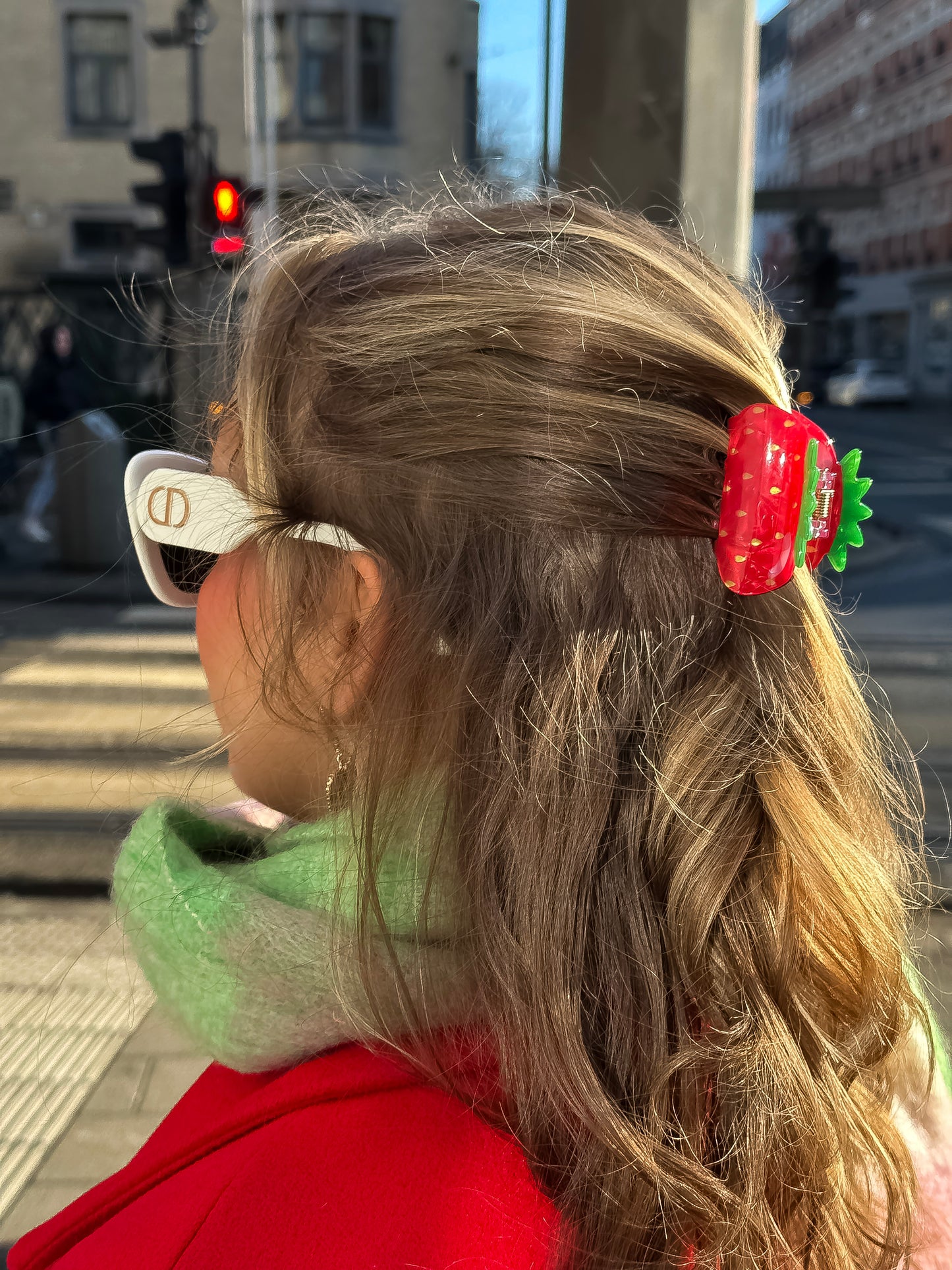 Strawberry Hair clip / Hair accessories / Hair clip / Colorful hair clip / Strawberry / Cute hair accessories
