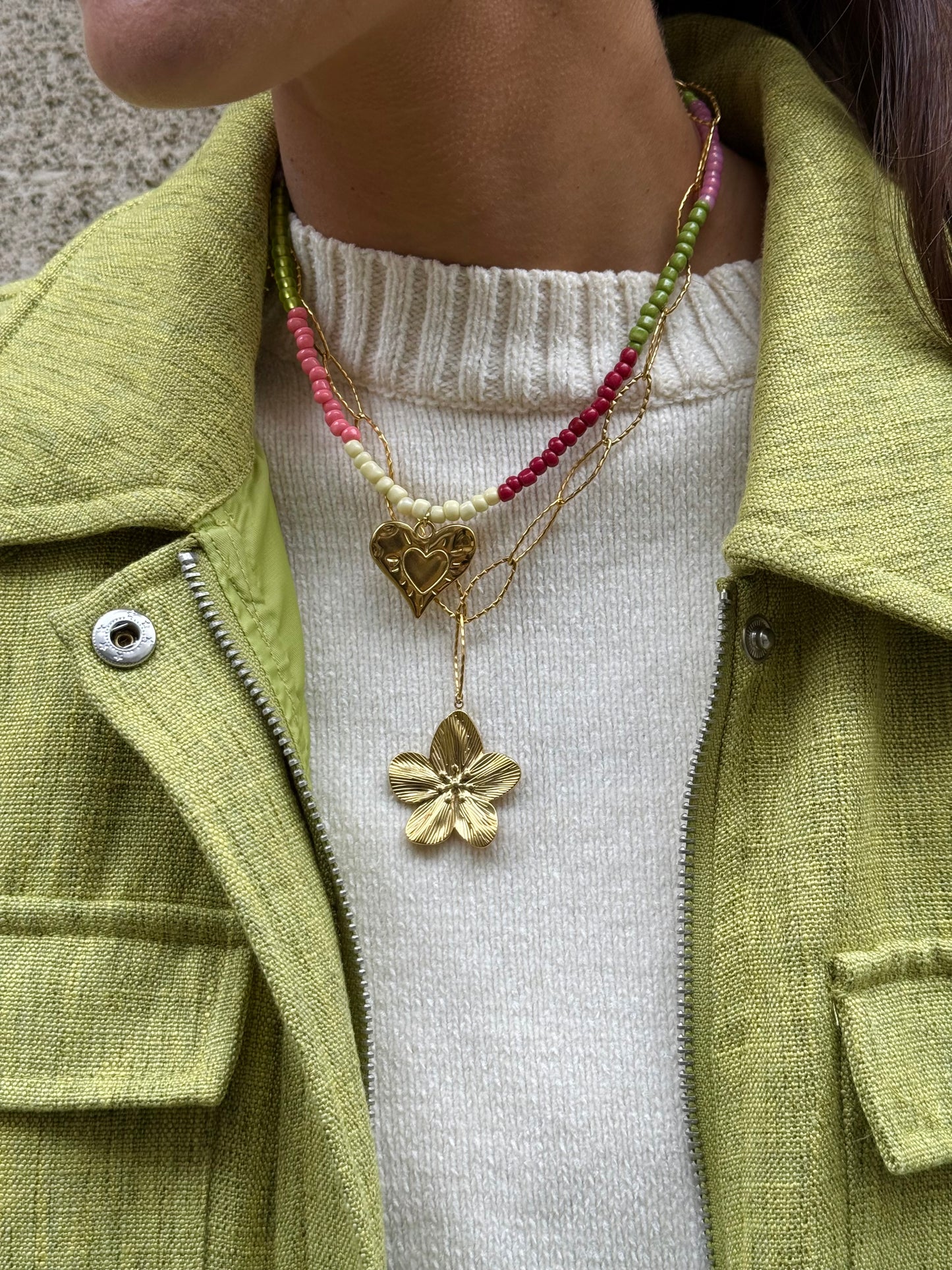 The Colorful Heart Necklace