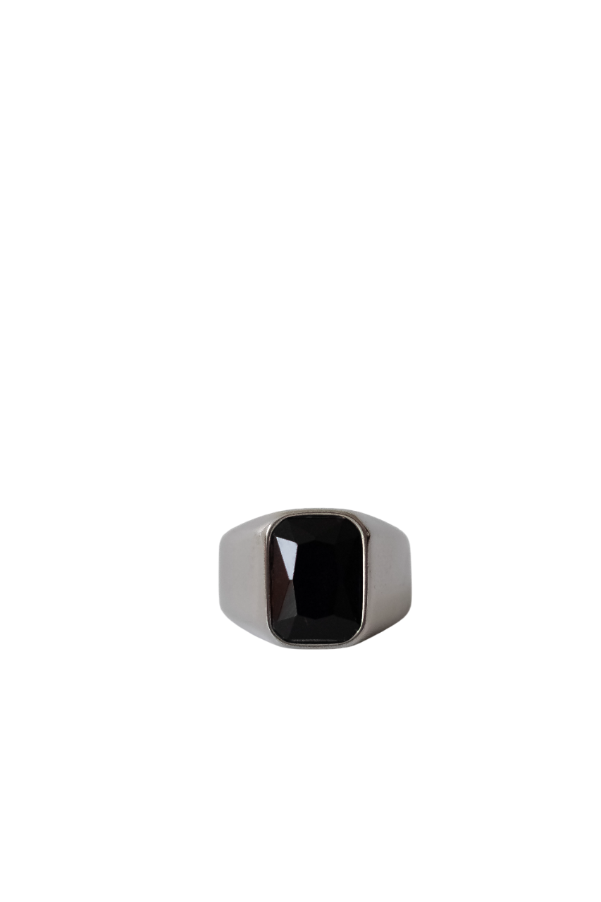 Silver ring men waterproof
