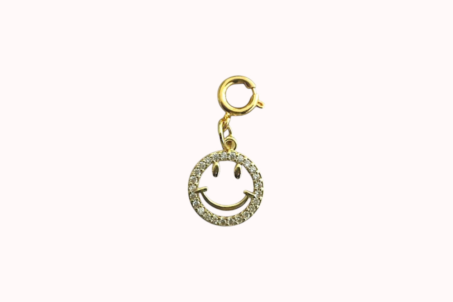 Golden Smiley Pendant