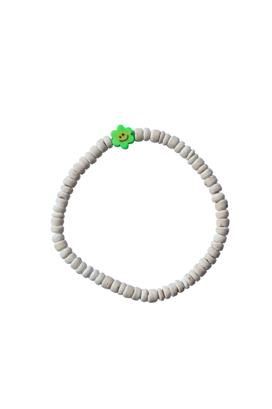 SUmmer bracelet men with smiley and beads