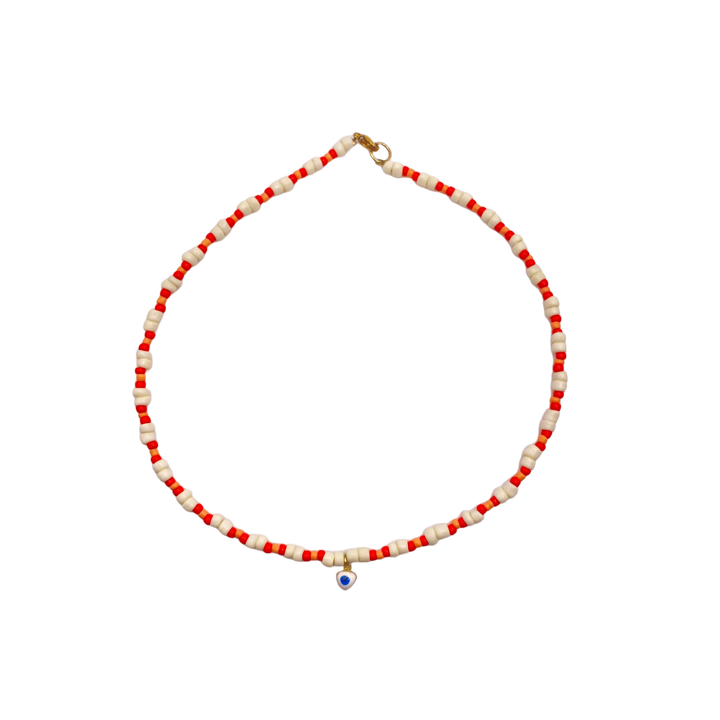 Beaded eye Necklace