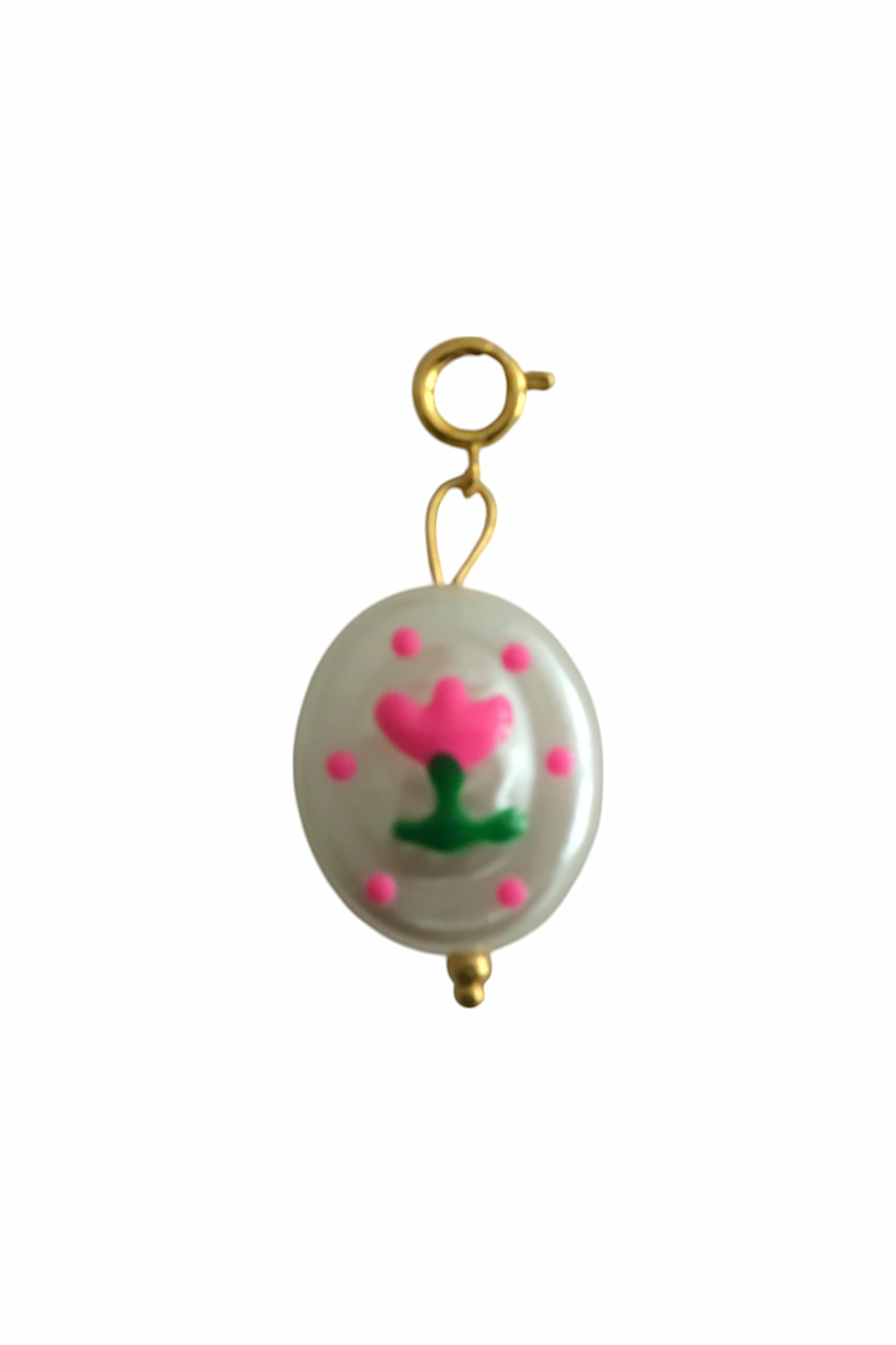 Rose pendant gold