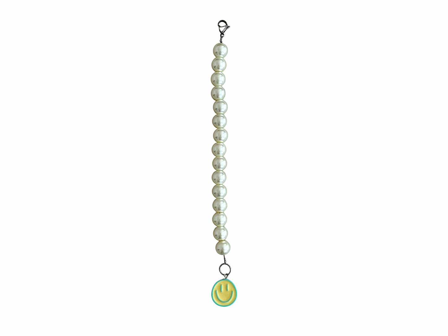 SMILEY PEARL KEYCHAIN / BAG CHARM