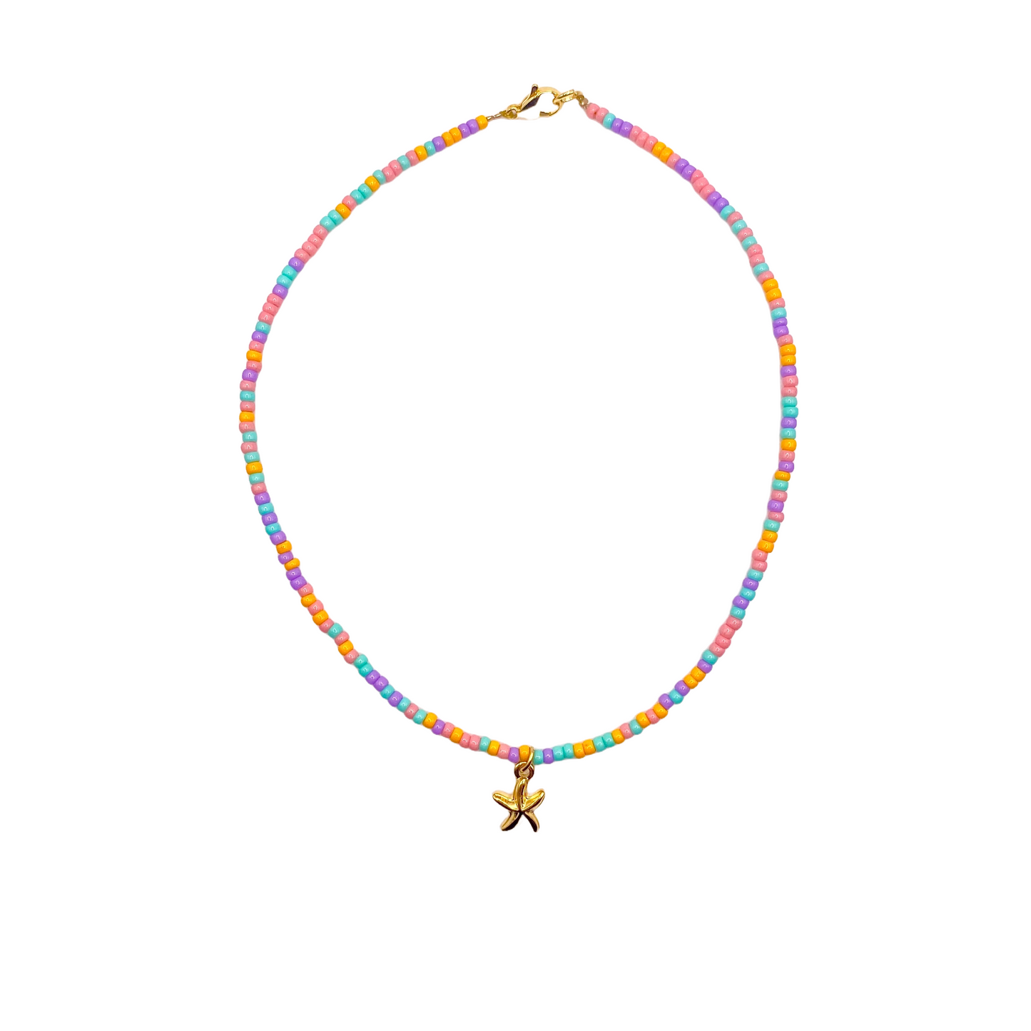 Colorful Seastar Necklace