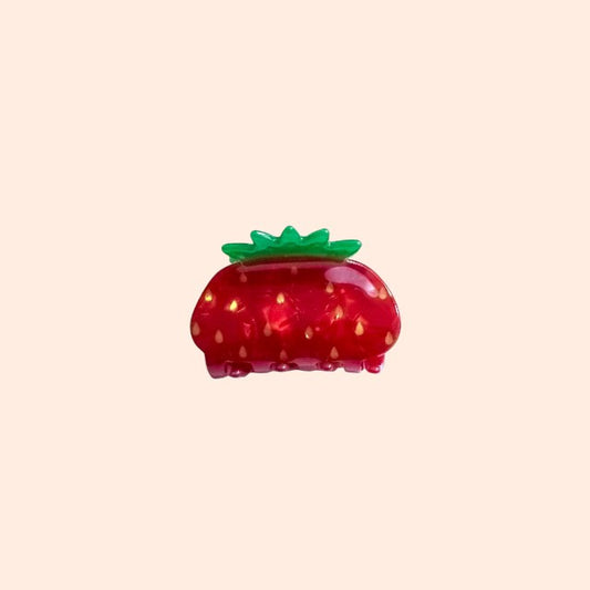 Summer hair clip strawberry