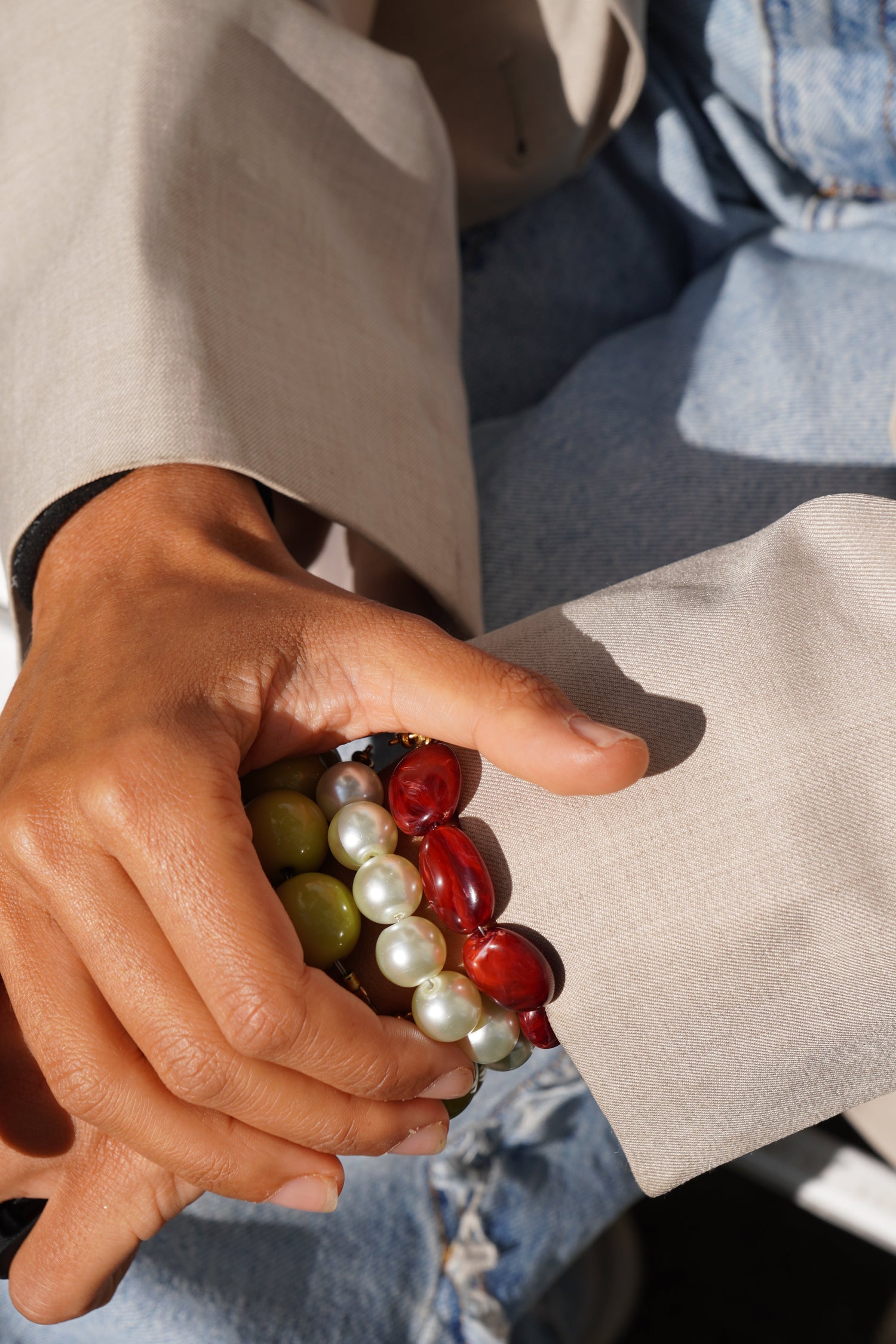 Handcrafted bracelets from high quality beads!