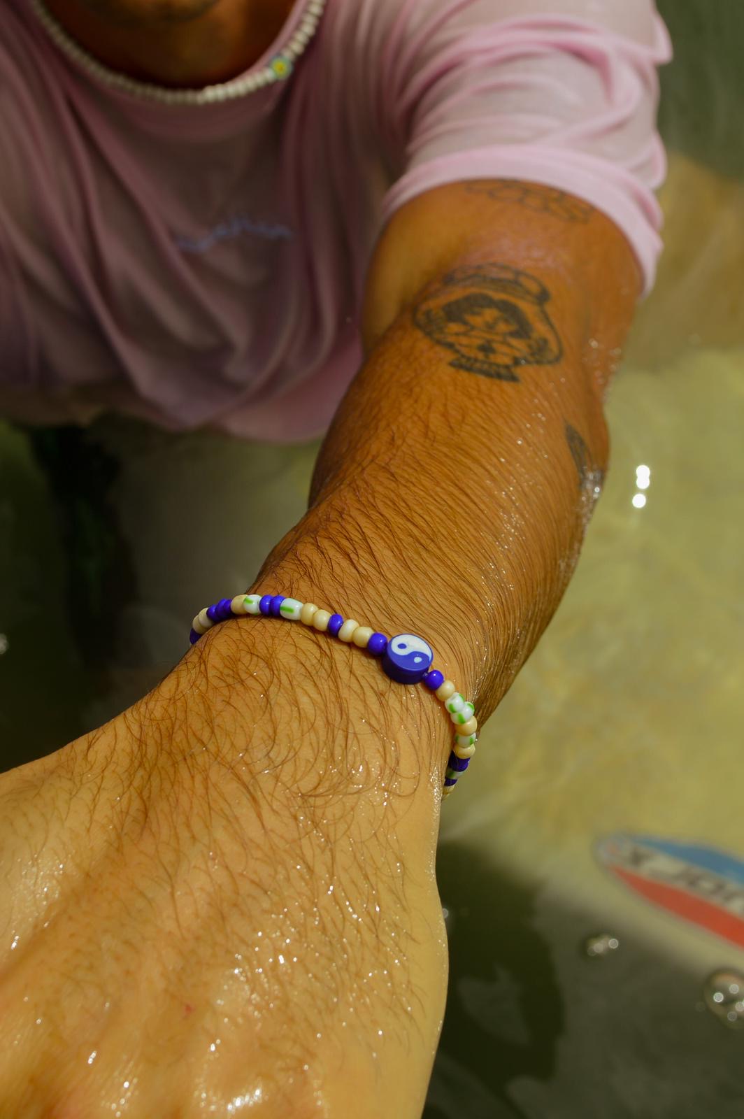 Yin and Yang Bracelet / Men jewelry / Men bracelet / Bracelet with beads for men / Beaded bracelet / Summer jewelry men  