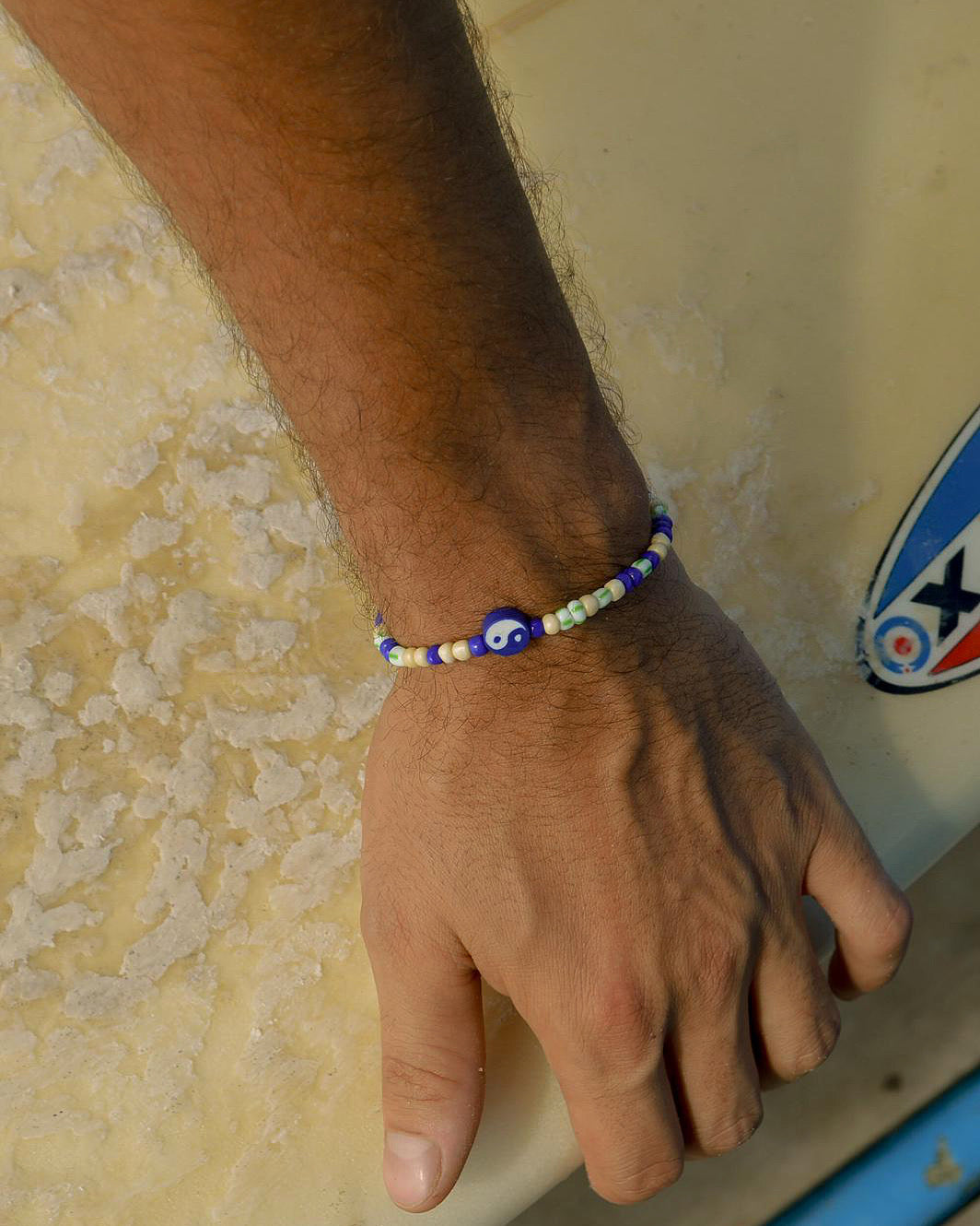 Yin and Yang Bracelet / Men jewelry / Men bracelet / Bracelet with beads for men / Beaded bracelet / Summer jewelry men 