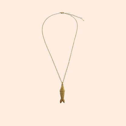 Golden Fish necklace 