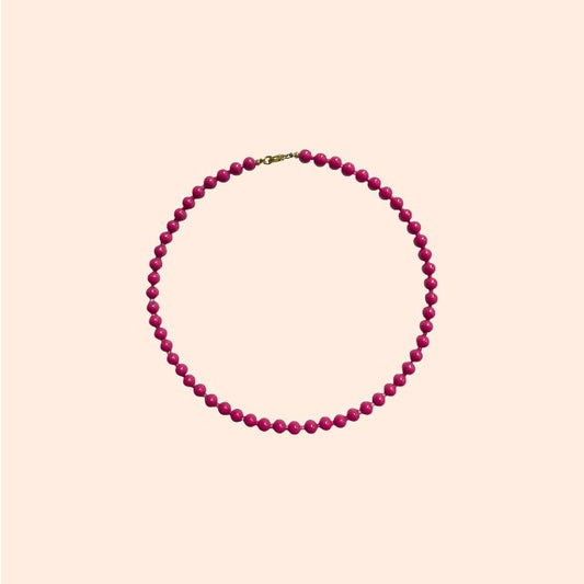 Pink_Necklace_with_round_colorful_beads