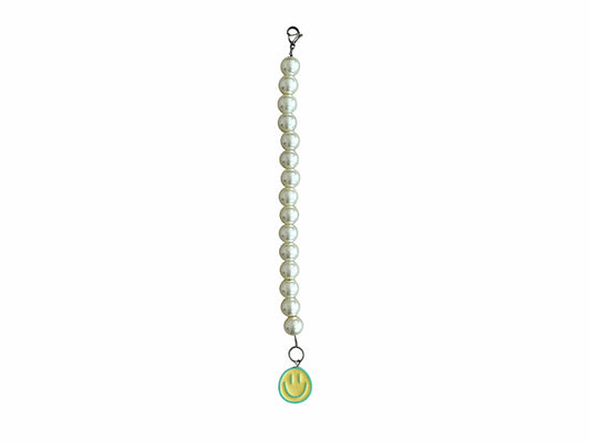 SMILEY PEARL KEYCHAIN / BAG CHARM