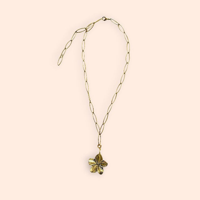 Golden Flower Necklace