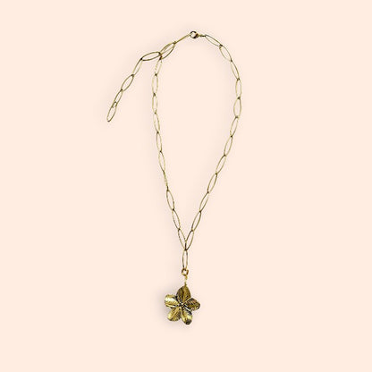Golden Flower Necklace