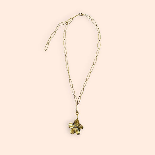 Golden Flower Necklace