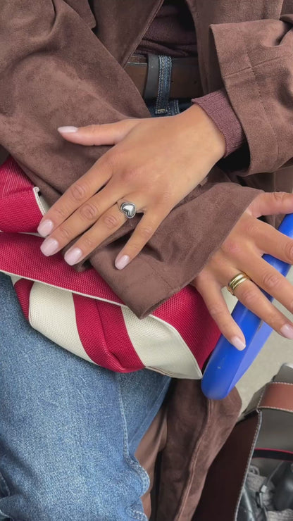 Silver Heart Ring